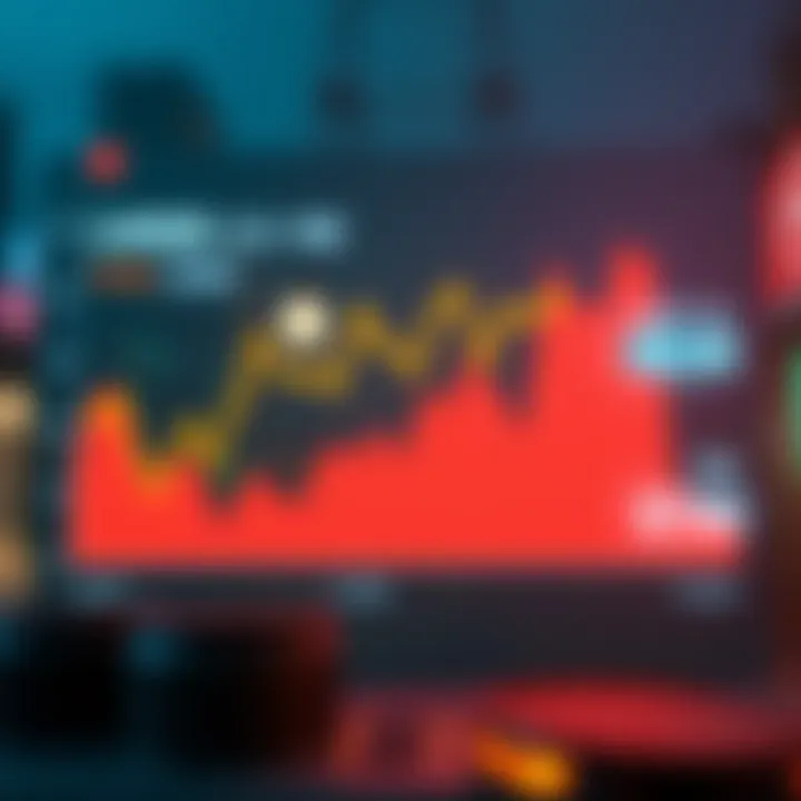 Graph illustrating the changes in the dollar exchange rate against the Korean won