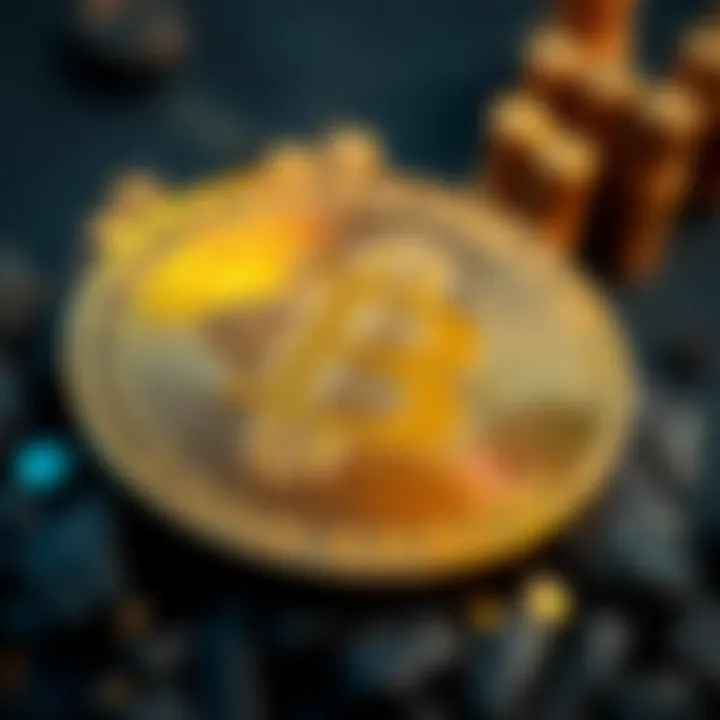 An abstract representation of cryptocurrency trends