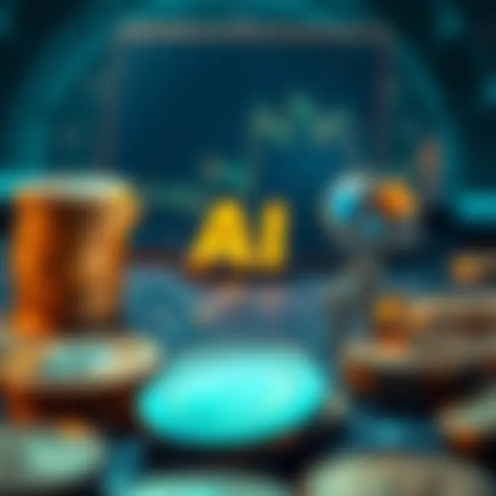 Infographic illustrating key investment strategies for AI coins.