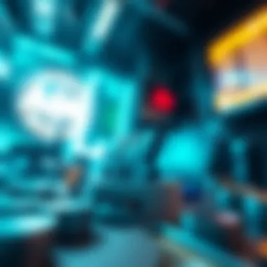 Illustration depicting the concept of AML and its significance in financial systems