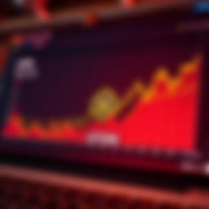 Graph illustrating the market trends of ATOM cryptocurrency