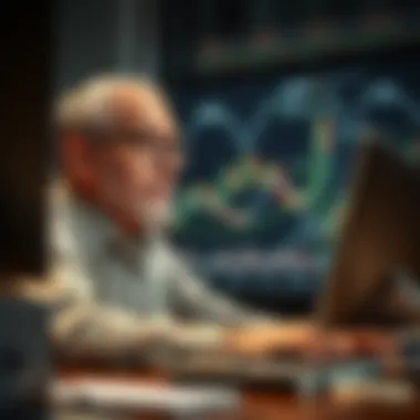 Bill Lipschutz analyzing financial graphs