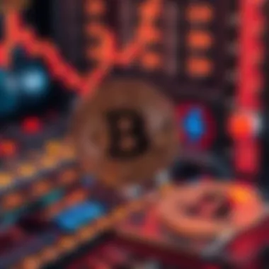 A concept image illustrating the security measures in cryptocurrency transactions