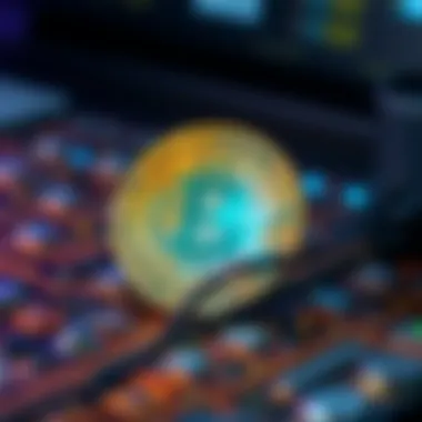 Visual representation of Bitcoin's technology and features