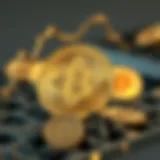 Visual representation of Bitcoin halving events