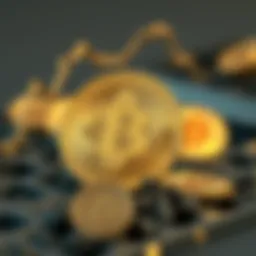 Visual representation of Bitcoin halving events