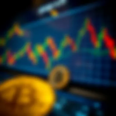 Graphs showing Bitcoin market fluctuations