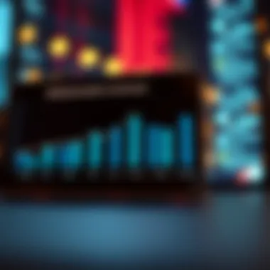 Graph showcasing blockchain benefits for businesses