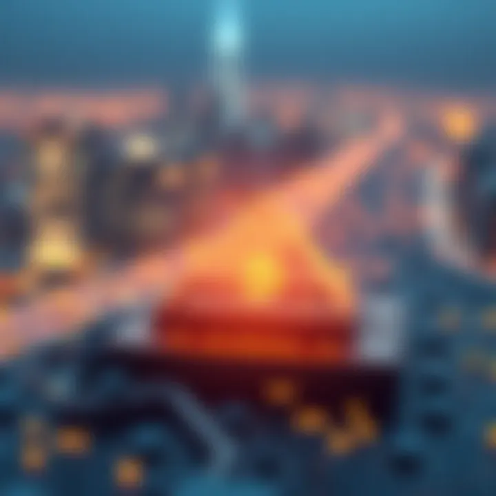 Illustration of blockchain technology integration within OneConnect