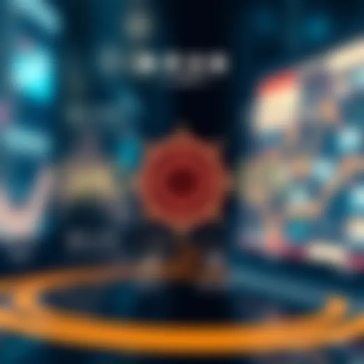 Diagram illustrating the integration of blockchain technology in AML and CTF practices