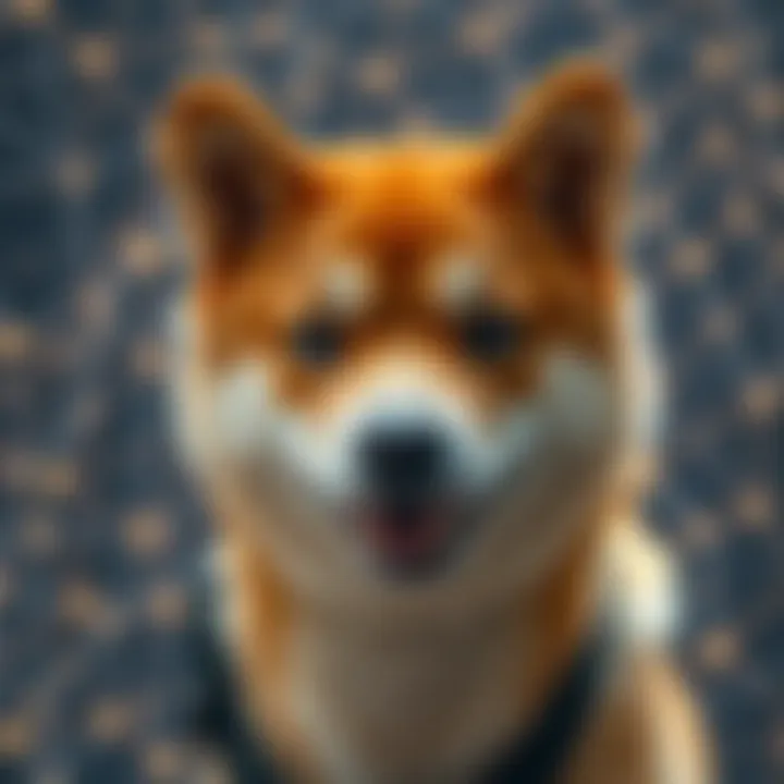 Conceptual image of blockchain technology