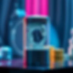 Conceptual illustration of cryptocurrency distribution