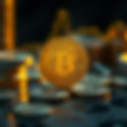 Conceptual representation of cryptocurrency evolution