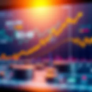 Graph showing Chainlink market trends