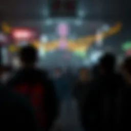 Visual representation of cryptocurrency community dynamics