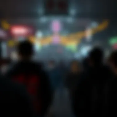 Visual representation of cryptocurrency community dynamics