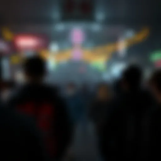 Visual representation of cryptocurrency community dynamics