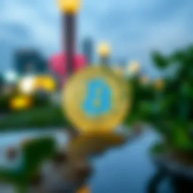 Symbolic representation of cryptocurrency impact in the Philippines