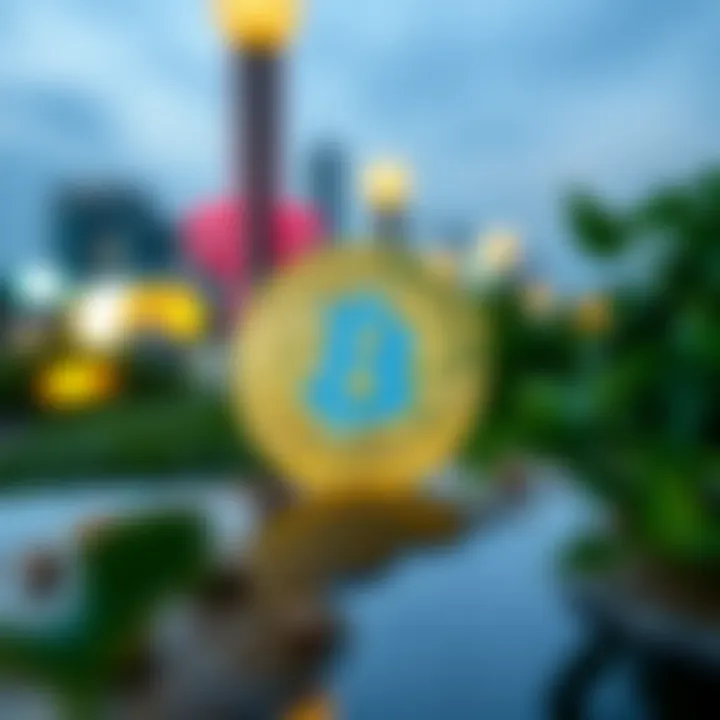 Symbolic representation of cryptocurrency impact in the Philippines