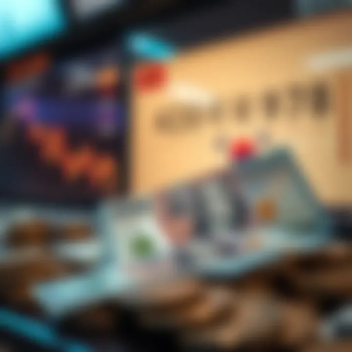 Currency exchange concept illustrating the conversion of South Korean Won to US Dollar