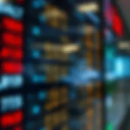 Currency exchange rates displayed on a digital board