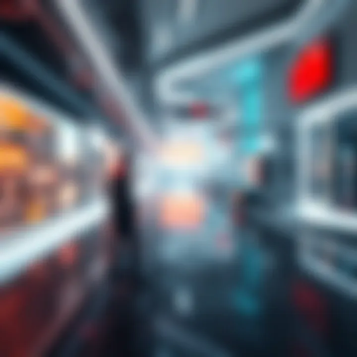 A futuristic depiction of D5 Render's potential in the industry