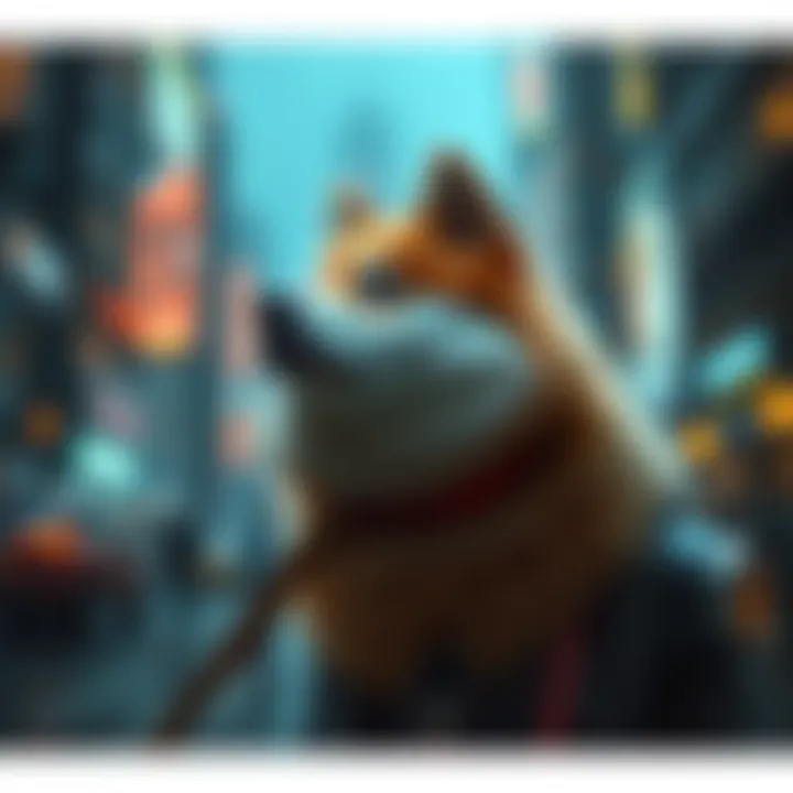 A futuristic concept image depicting the potential future of Doge20