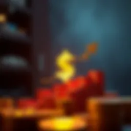 Conceptual illustration of Dollar Cost Averaging