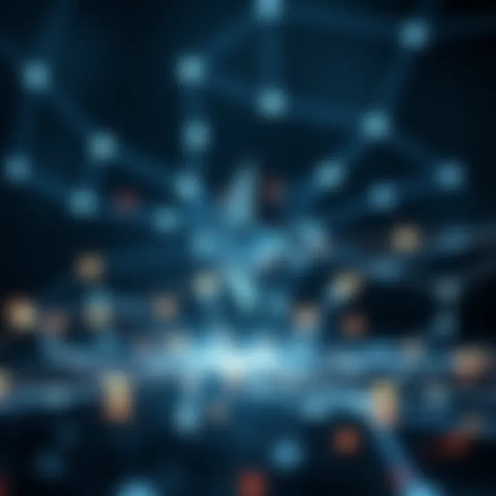 Ethereum network infrastructure representation