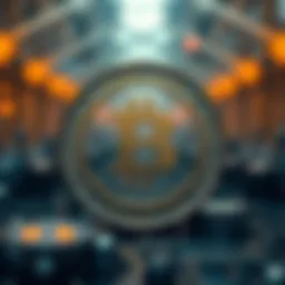 Insightful representation of KASPA coin's blockchain technology