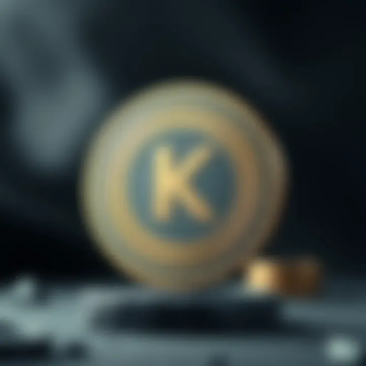 Visual representation of the Kronos coin logo
