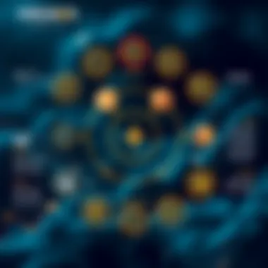 Diagram illustrating the blockchain ecosystem of Kronos coin