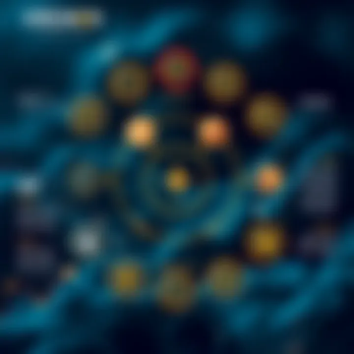 Diagram illustrating the blockchain ecosystem of Kronos coin