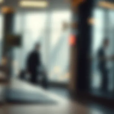 An abstract representation of blockchain technology