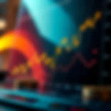 Graph illustrating investment strategies in cryptocurrency