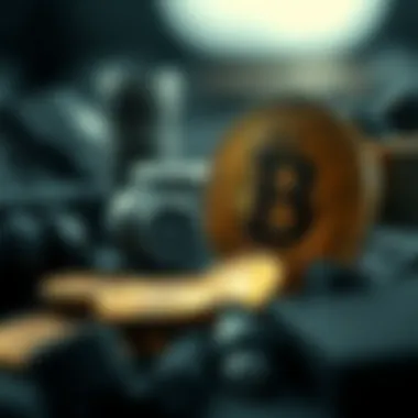 An abstract concept of investment strategies in crypto