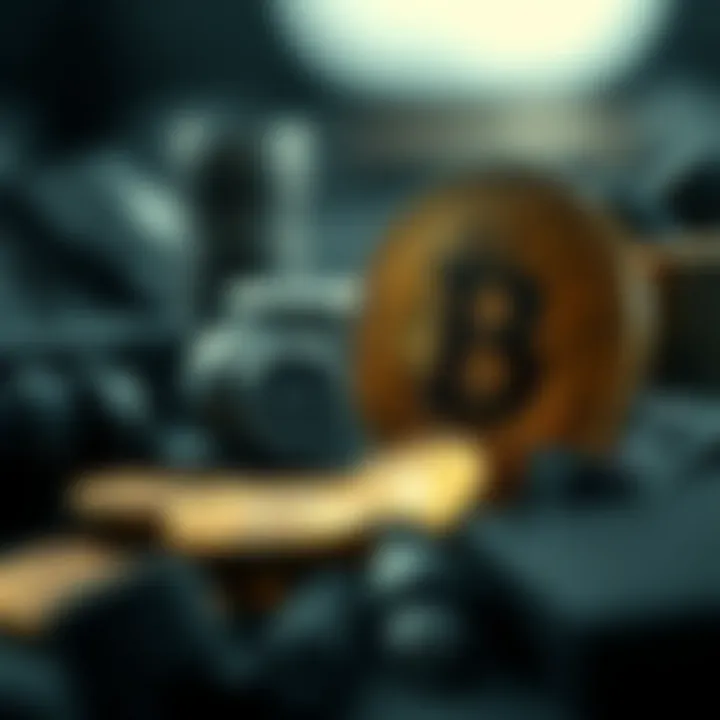 An abstract concept of investment strategies in crypto