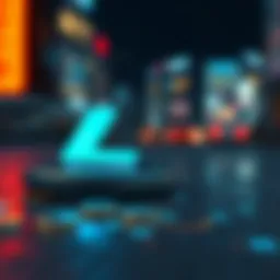 Visual representation of LinaUSDT blockchain technology