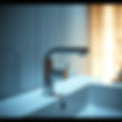 A sleek and modern faucet design showcasing innovative technology.