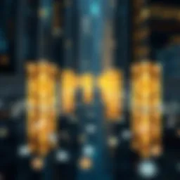 Conceptual representation of blockchain connectivity