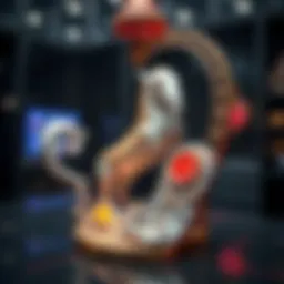 Visual representation of NFTs showcasing digital art