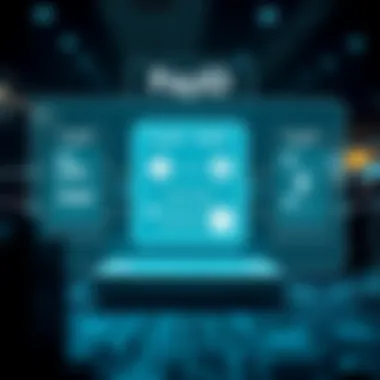 Illustration of the PayID system interface showcasing digital transactions.