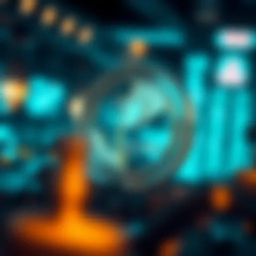 A visual representation of the blockchain technology supporting pogai coin