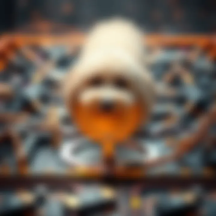 A visual depiction of the technological framework supporting PoodleCoin