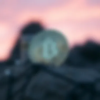 Symbolic depiction of challenges faced by emerging cryptocurrencies