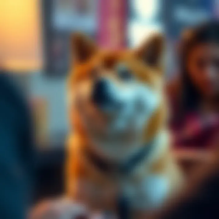 A screenshot of Shiba Inu meme shared on social media