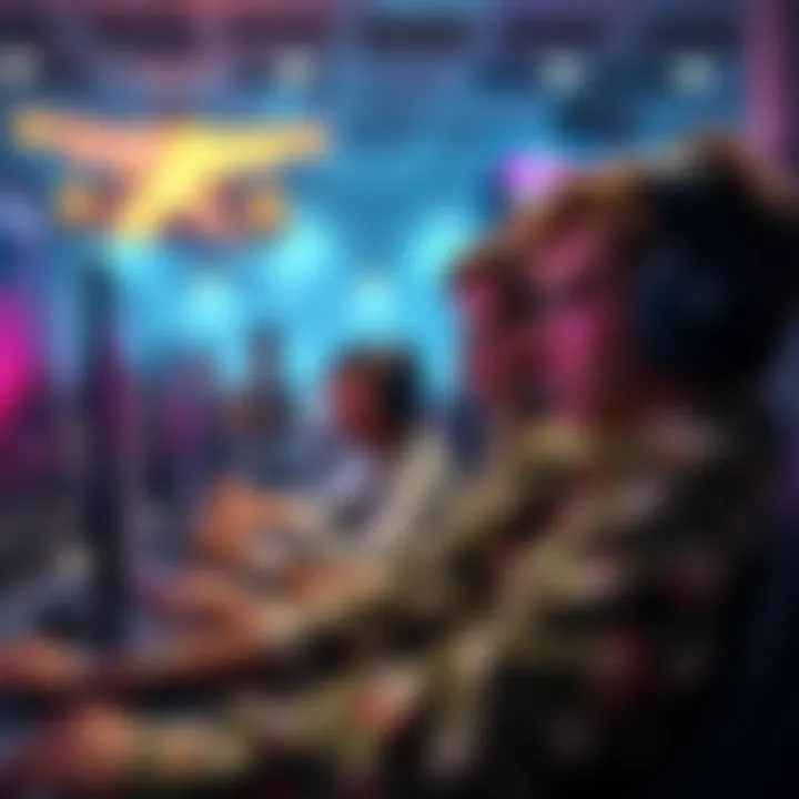 An illustration of community engagement within gaming networks