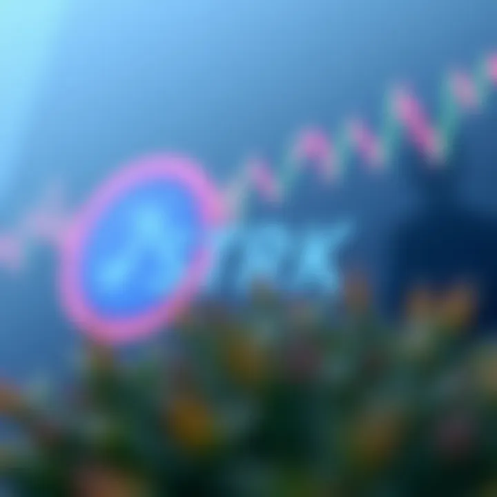 Graphical analysis of market trends related to STRK coin