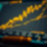 Graph showing currency fluctuations