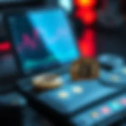 A close-up view of a digital wallet showcasing cryptocurrency assets